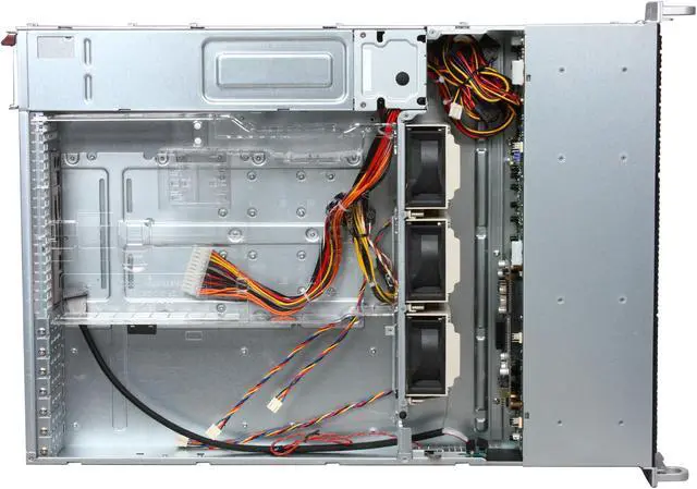 Alt view image 6 of 8 - SUPERMICRO CSE-216E16-R1200LPB Black 2U Rackmount Server Case 1200W Redundant w/ 80 PLUS Gold Certified