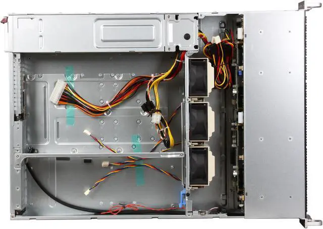 Alt view image 6 of 8 - SUPERMICRO CSE-216E26-R1200UB Black 2U Rackmount Server Case 1200W Redundant w/ 80 PLUS Gold Certified