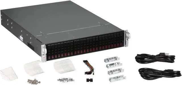 Alt view image 7 of 8 - SUPERMICRO CSE-216E26-R1200UB Black 2U Rackmount Server Case 1200W Redundant w/ 80 PLUS Gold Certified