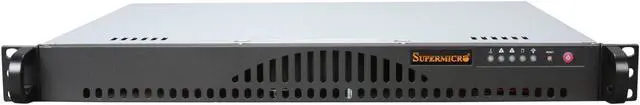Alt view image 2 of 7 - SUPERMICRO SuperChassis CSE-512L-200B Black 1U Rackmount Server Case 200W