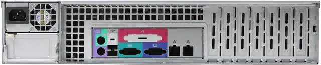 Alt view image 4 of 8 - SUPERMICRO CSE-825TQ-563LPB Black 2U Rackmount Server Case
