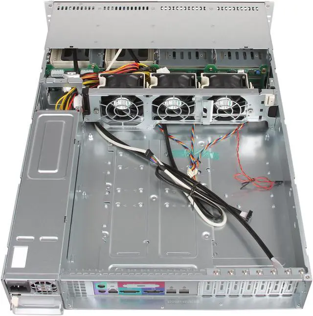 Alt view image 5 of 8 - SUPERMICRO CSE-825TQ-563LPB Black 2U Rackmount Server Case