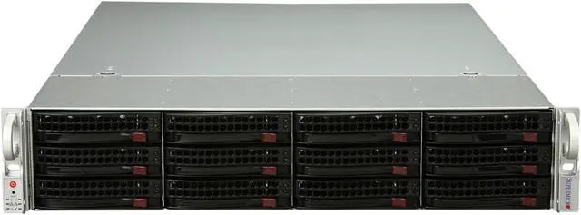 Alt view image 2 of 7 - SUPERMICRO SuperChassis CSE-826TQ-R800LPB Black 2U Rackmount Server Case 800W Redundant