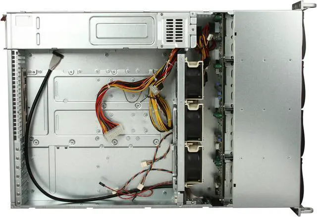 Alt view image 6 of 7 - SUPERMICRO SuperChassis CSE-826TQ-R800LPB Black 2U Rackmount Server Case 800W Redundant