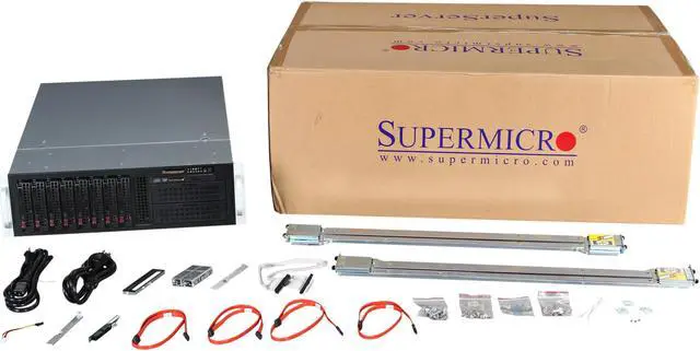 Alt view image 7 of 7 - SUPERMICRO CSE-835TQ-R800B Black 3U Rackmount Server Case 800W Redundant 2 External 5.25" Drive Bays