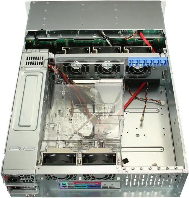 Alt view image 5 of 7 - SUPERMICRO SuperChassis CSE-836E1-R800B Black 3U Rackmount Server Case 800W Redundant