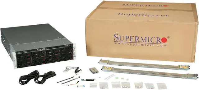 Alt view image 7 of 7 - SUPERMICRO SuperChassis CSE-836E1-R800B Black 3U Rackmount Server Case 800W Redundant