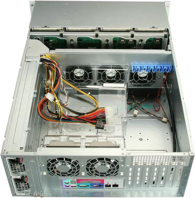 Alt view image 5 of 7 - SUPERMICRO CSE-846E16-R1200B Black 4U Rackmount Server Case 1200W Redundant