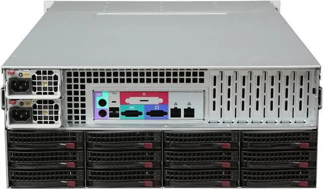 Alt view image 4 of 9 - SUPERMICRO SuperChassis CSE-847A-R1400LPB Black 4U Rackmount Server Case 1400W Redundant