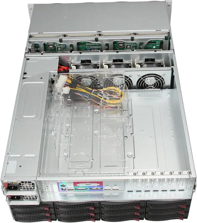 Alt view image 5 of 9 - SUPERMICRO SuperChassis CSE-847A-R1400LPB Black 4U Rackmount Server Case 1400W Redundant