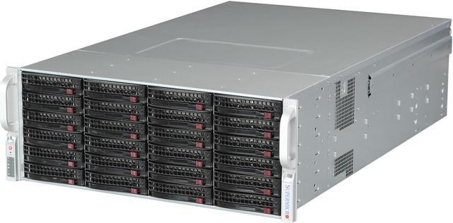 SUPERMICRO CSE-847E16-R1400LPB Black 4U Rackmount Server SUPERMICRO CSE-847E16-R1400LPB Black 4U Rackmount Server