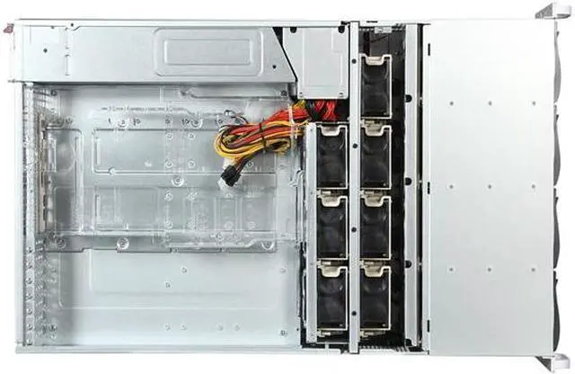 Alt view image 6 of 7 - SUPERMICRO CSE-847E16-R1400LPB Black 4U Rackmount Server Case 1400W Redundant