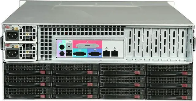 Alt view image 4 of 7 - SUPERMICRO CSE-847E26-R1400LPB Black 4U Rackmount Server Case 1400W