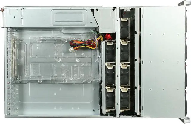 Alt view image 6 of 7 - SUPERMICRO CSE-847E26-R1400LPB Black 4U Rackmount Server Case 1400W