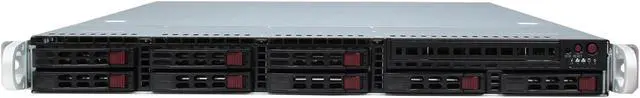 Alt view image 2 of 7 - SUPERMICRO SuperChassis CSE-113TQ-R700WB Black 1U Rackmount Server Case 700W Redundant