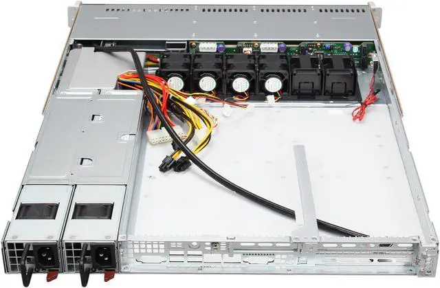 Alt view image 5 of 7 - SUPERMICRO SuperChassis CSE-113TQ-R700WB Black 1U Rackmount Server Case 700W Redundant