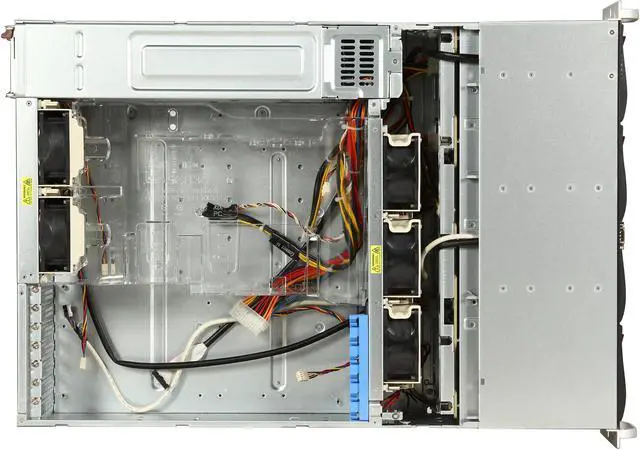 Alt view image 6 of 7 - SUPERMICRO SuperChassis CSE-836BA-R920B Black 3U Rackmount Server Case 920W Redundant 80PLUS Platinum