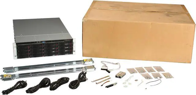 Alt view image 7 of 7 - SUPERMICRO SuperChassis CSE-836BA-R920B Black 3U Rackmount Server Case 920W Redundant 80PLUS Platinum