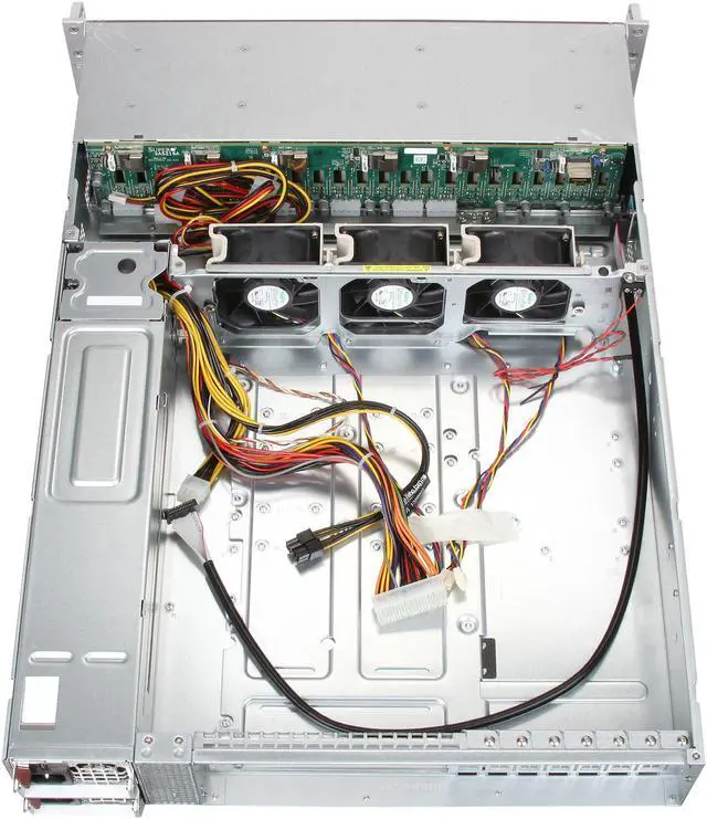 Alt view image 5 of 7 - SUPERMICRO CSE-216BA-R920LPB Black 2U Rackmount Chassis 920W