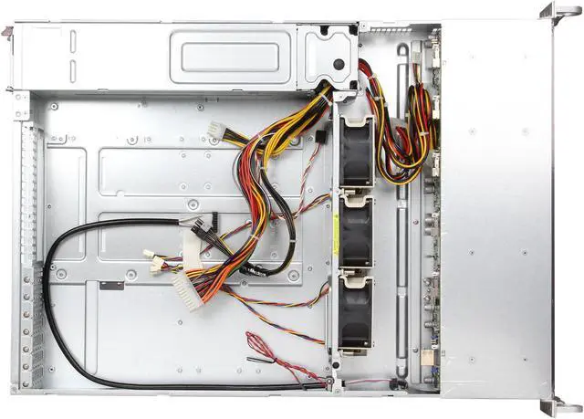 Alt view image 6 of 7 - SUPERMICRO CSE-216BA-R920LPB Black 2U Rackmount Chassis 920W