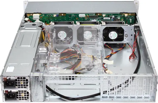Alt view image 5 of 7 - SUPERMICRO CSE-216BE16-R920LPB Black 2U Rackmount Chassis 920W high-efficiency AC-DC Redundant power supplies with PMBus and I2C