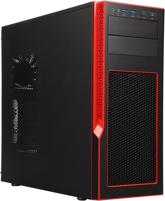 SUPERMICRO CSE-GS50-000R Black with red trim Mid-Tower Gaming S5