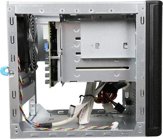 Alt view image 4 of 6 - SUPERMICRO CSE-721TQ-250B Black Mini-Tower Server Case 250W Flex ATX Multi-output Bronze Power Supply