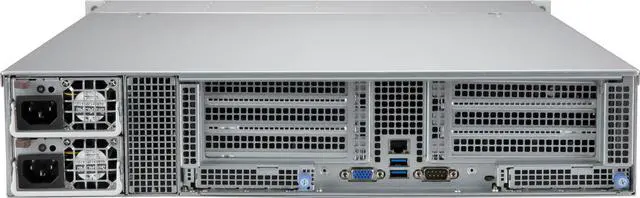 Alt view image 2 of 2 - SUPERMICRO SuperChassis CSE-LA26AC12-R1K23AW Silver 2U Desktop Server Case 1200W Redundant