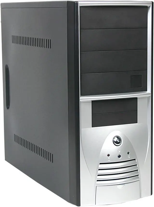Main image of Foxconn TK-09 2-Tone Steel / Plastic ATX Mid Tower Computer Case 300W Power Supply