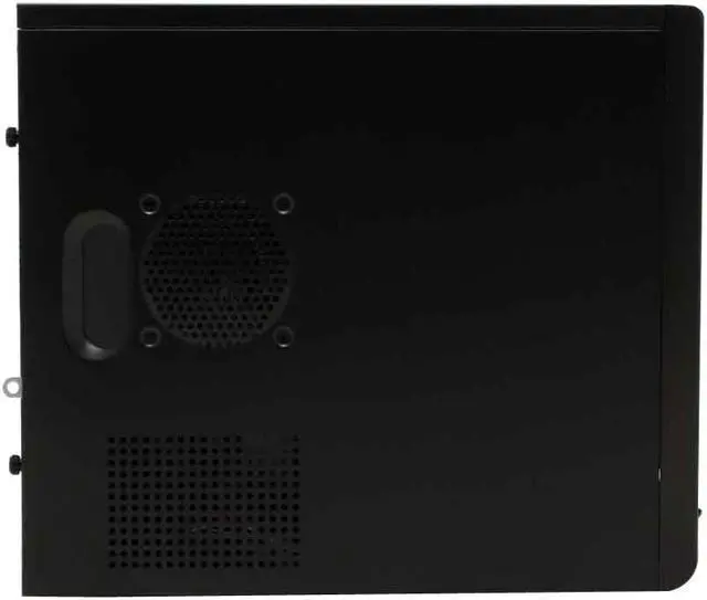 Alt view image 5 of 14 - Foxconn 3GT3GTW001-V-CA400 Black/Silver Steel MicroATX Mini Tower Computer Case 300W Power Supply tool-less deisgn