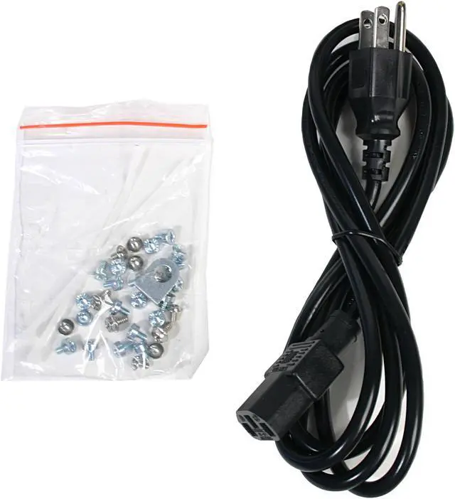 Alt view image 7 of 7 - Foxconn 3GTW-02 Black/Grey Silver 0.7mm SGCC Micro ATX Mini Tower Computer Case 300W Power Supply
