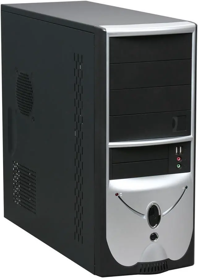 Foxconn TLA-436-2CA400 Black/ Silver Computer Case - Newegg.com