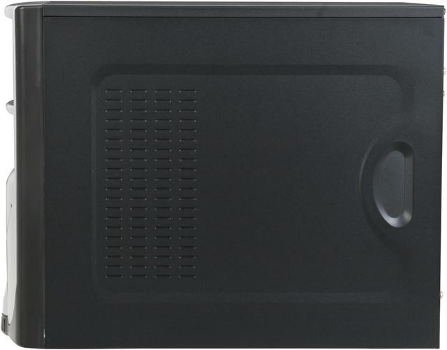 Alt view image 10 of 12 - Foxconn 436+ISO400 Black / Silver Steel Micro ATX Mini Tower Computer Case 300W Power Supply