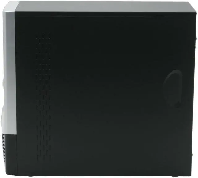 Alt view image 4 of 14 - Foxconn TLA+624-CA400 Black/ Silver Steel ATX Mid Tower Computer Case 300W Power Supply tool-less design