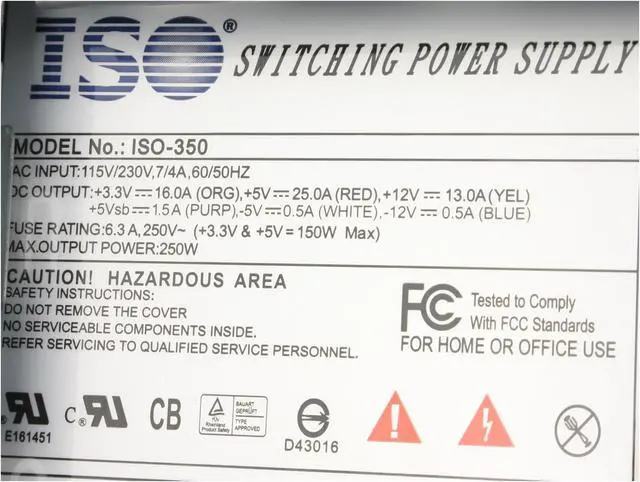 Alt view image 11 of 14 - Foxconn TLA+624-CA400 Black/ Silver Steel ATX Mid Tower Computer Case 300W Power Supply tool-less design