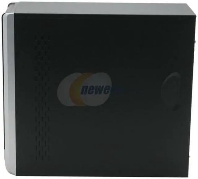 Alt view image 4 of 10 - Foxconn TLA473 Black/Silver Steel ATX Mid Tower Computer Case Peak Power: 350W, Max Power: 250W Power Supply