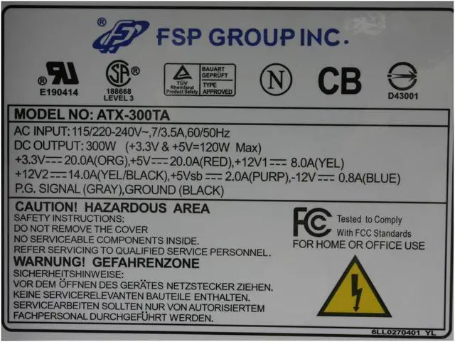 Alt view image 12 of 15 - Foxconn TS001-V-A300A Black/ Silver Steel ATX Mid Tower Computer Case SPI ATX 2.0 300W Power Supply S-ATA ready tool-less design