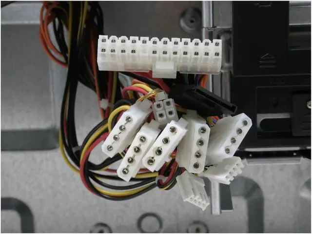 Alt view image 13 of 15 - Foxconn TS001-V-A300A Black/ Silver Steel ATX Mid Tower Computer Case SPI ATX 2.0 300W Power Supply S-ATA ready tool-less design