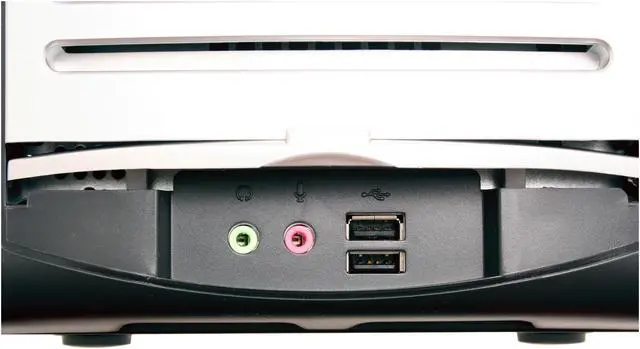 Alt view image 12 of 14 - Foxconn TW001-CN300C-HS Black/Light Silver 0.7mm SGCC Micro ATX Mini Tower Computer Case 300W Power Supply