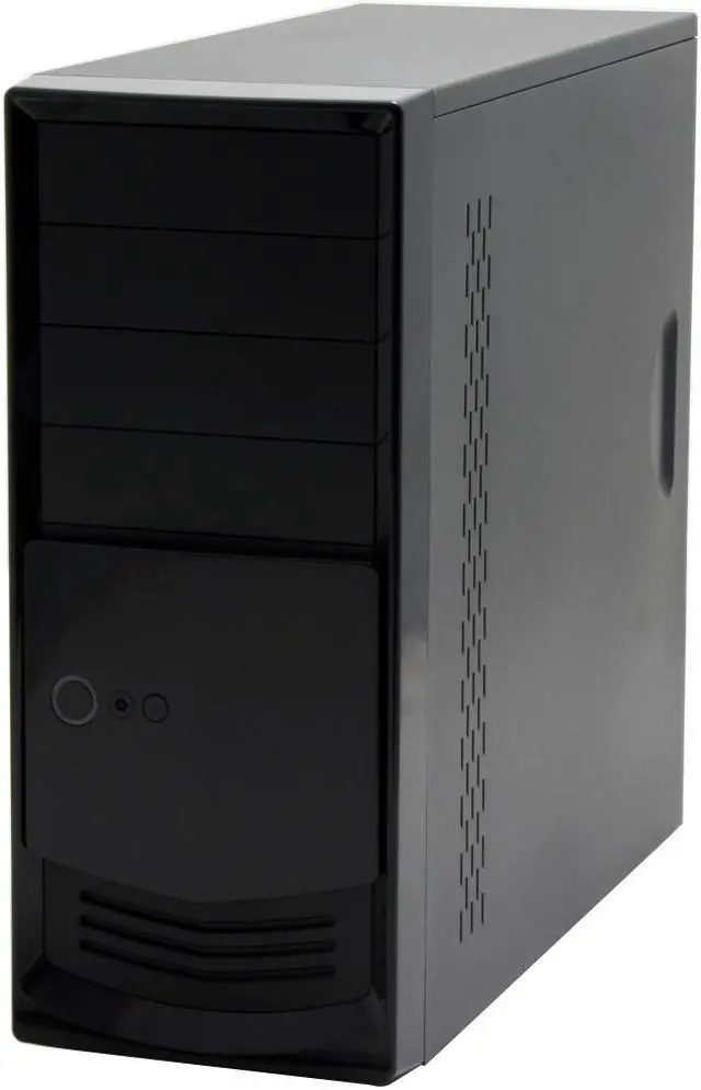 Alt view image 4 of 15 - Foxconn TLA+787K-CN300-HS Black Steel ATX Mid Tower Computer Case 300W Power Supply