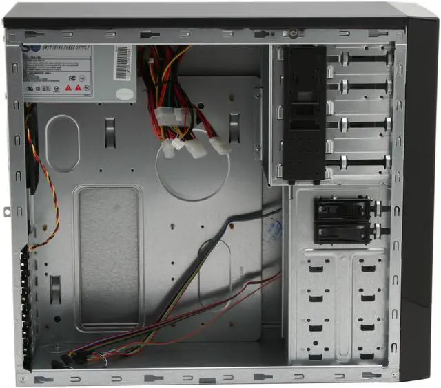 Alt view image 11 of 15 - Foxconn TLA+787K-CN300-HS Black Steel ATX Mid Tower Computer Case 300W Power Supply