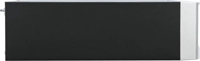 Alt view image 5 of 10 - Foxconn RS233 Black+Light Silver Steel Mini-ITX Tower Computer Case 150W Power Supply