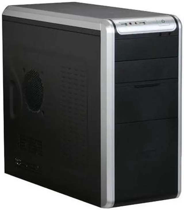 Main image of Foxconn TLM566-300W Steel Micro ATX Mid Tower Computer Case 300W Power Supply