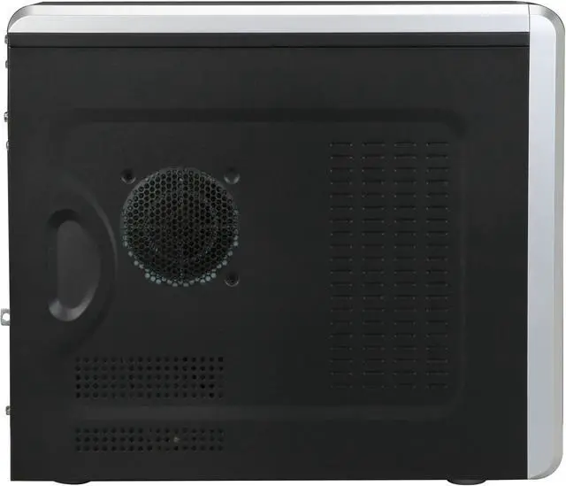 Alt view image 5 of 12 - Foxconn TLM566-300W Steel Micro ATX Mid Tower Computer Case 300W Power Supply