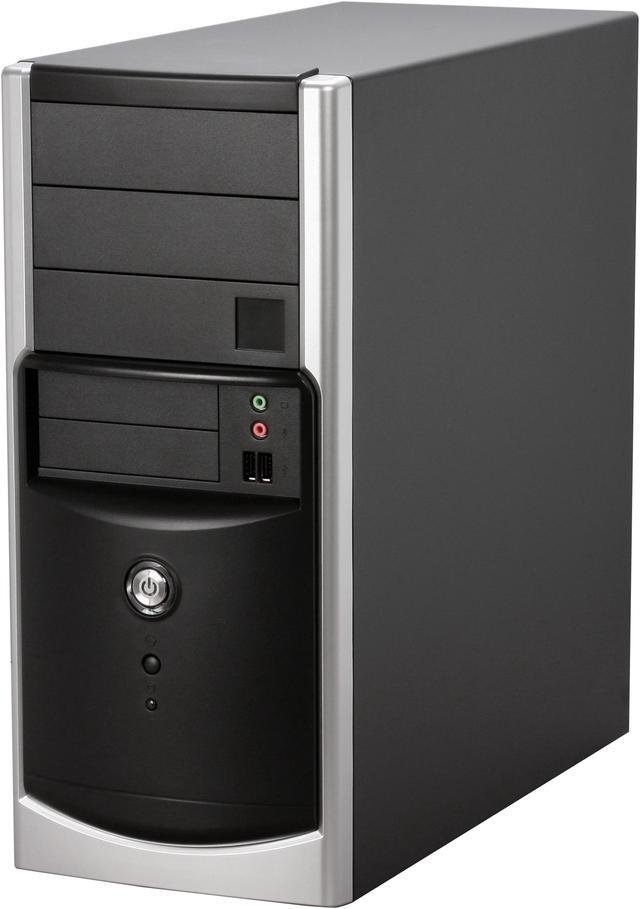 Alt view image 3 of 11 - Foxconn TS088+CWT-300W Steel ATX Mid Tower Computer Case 300W Power Supply