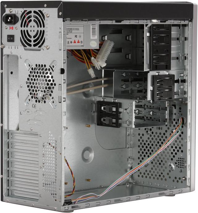 Alt view image 6 of 11 - Foxconn TS088+CWT-300W Steel ATX Mid Tower Computer Case 300W Power Supply