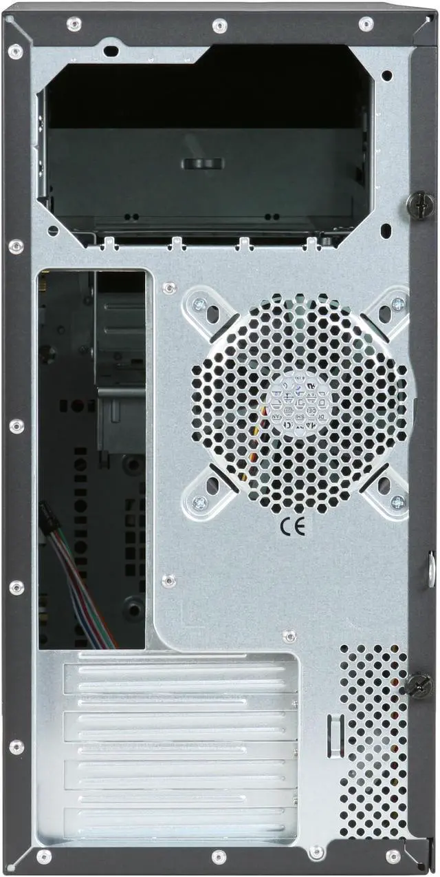 Alt view image 11 of 12 - Foxconn TW-080 NPS Black Steel Micro ATX Mid Tower Computer Case