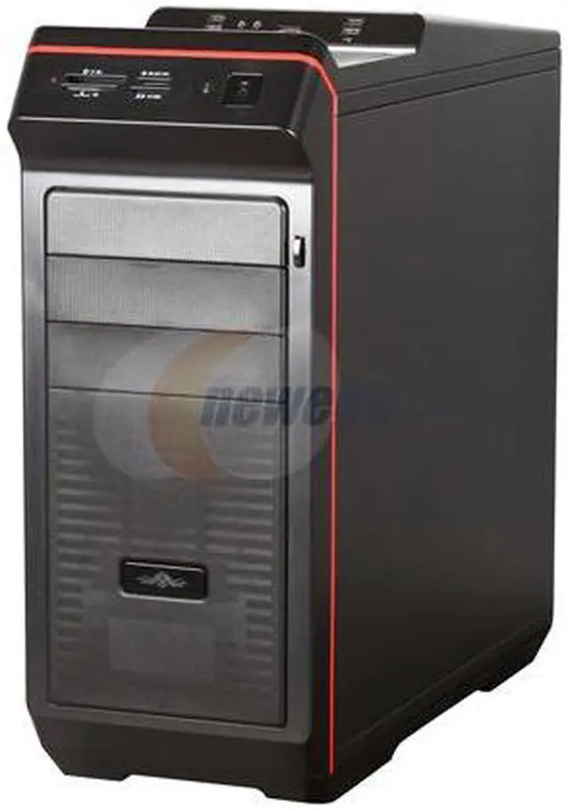 Alt view image 2 of 7 - Foxconn G-007(H) Black / Red 0.8mm SGCC Micro ATX Mid Tower Computer Case