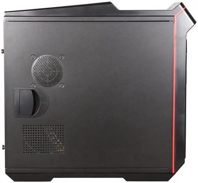 Alt view image 3 of 7 - Foxconn G-007(H) Black / Red 0.8mm SGCC Micro ATX Mid Tower Computer Case