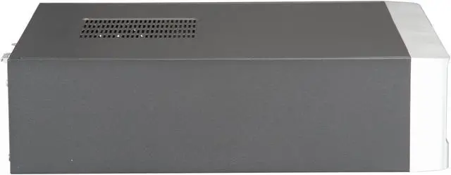 Alt view image 3 of 8 - Foxconn RM (Tower/Desktop) RM233+DSI250P Black/Light Silver 0.6mm SGCC Mini-ITX Tower Computer Case